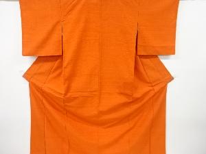 アンティーク　絣柄織出し手織り紬着物